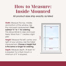 Cordless White 2 Inch Faux wood Blind, 73 inch length