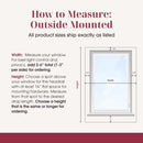 Cordless White 2 Inch Faux wood Blind, 84 inch length