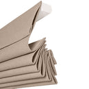 Cordless Fabric Roman Shades Blackout Oatmeal Textured