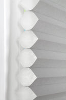 Grey Light Filtering Top Down Bottom Up Deluxe Cordless Cellular Shades