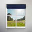 Cordless Fabric Roman Shades Blackout Navy