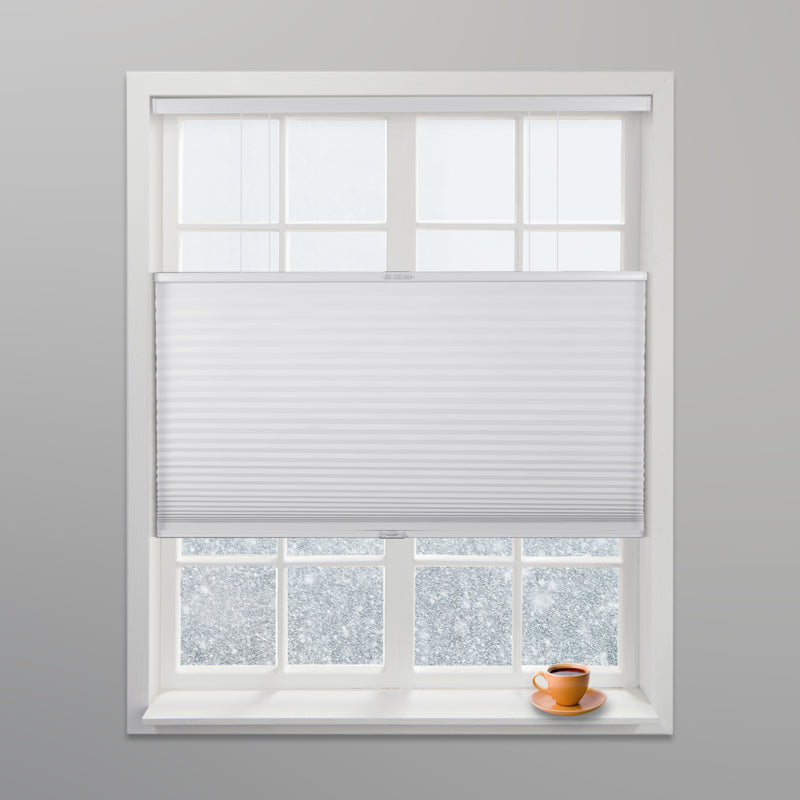 White Light Filtering Top Down Bottom Up Deluxe Cordless Cellular Shades