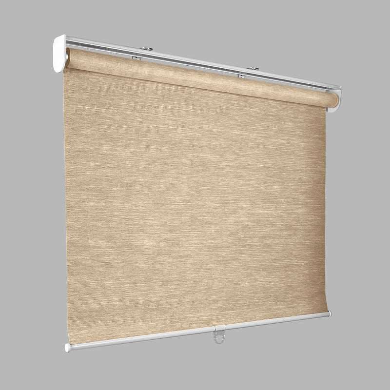 Natural Weave Fabric Roller Shades, Flex