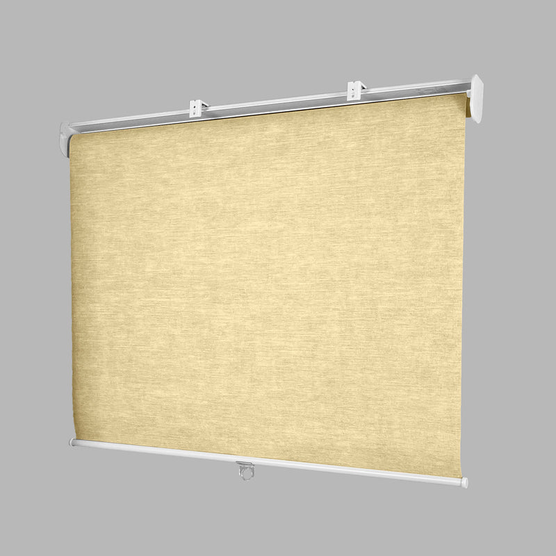 Natural Weave Fabric Roller Shades, Sand