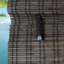 Dali Walnut Bamboo Cordless Roman Shade