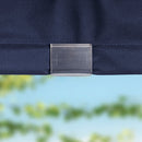Cordless Fabric Roman Shades Blackout Navy