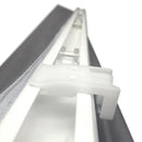 Cordless Fabric Roman Shades Blackout Graphite